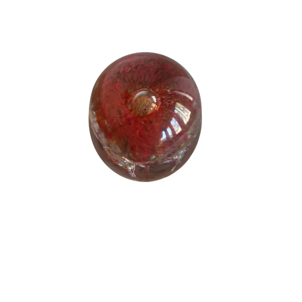 Handcrafted Glass‎ Jellyfish Paperweight Sculpture